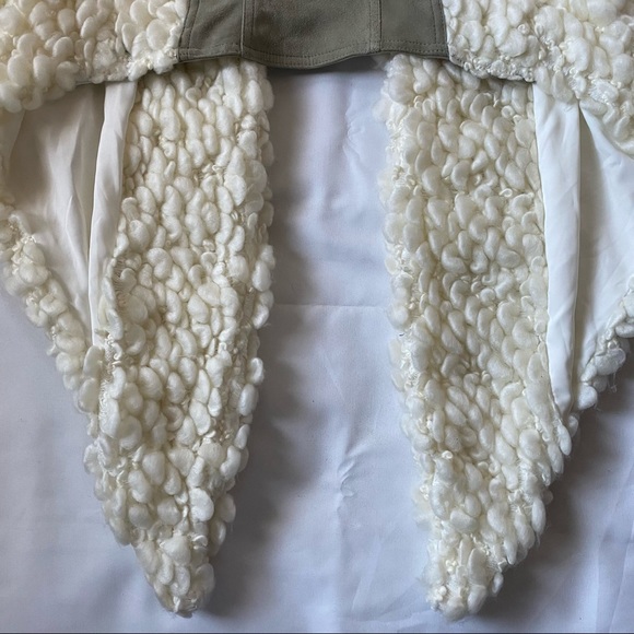 Miha Ivory Felix Textured Knobby Wool Suede sweater vest size small - Picture 13 of 15